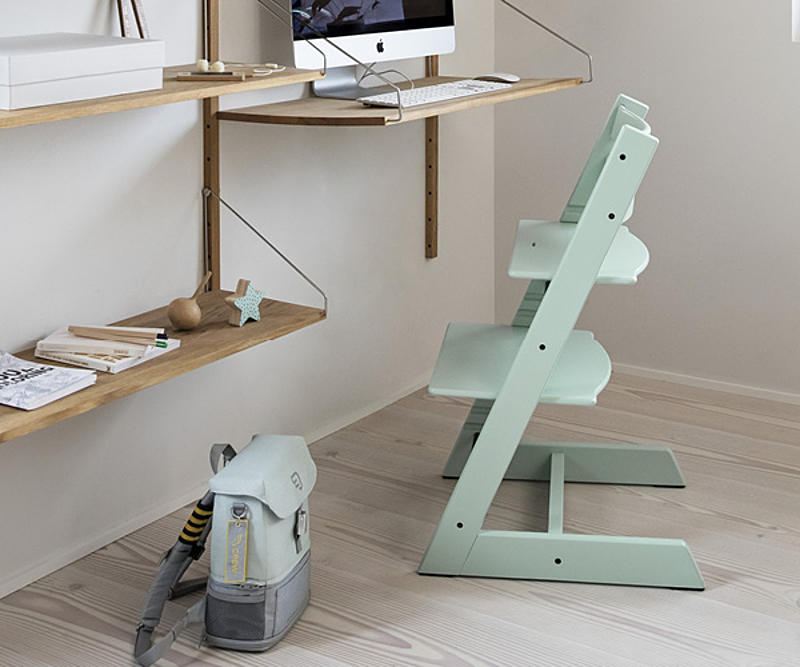 Tripp Trapp chair in at-home schooling zone